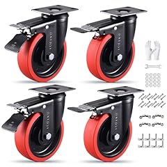 Casters set heavy for sale  Delivered anywhere in USA 