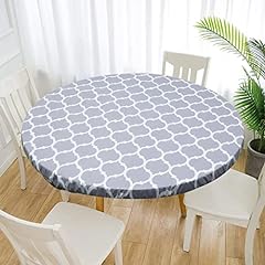 Waterproof round tablecloth for sale  Delivered anywhere in UK