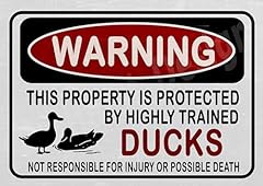 Warning ducks property for sale  Delivered anywhere in UK