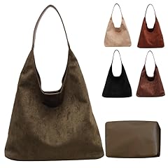 Maoily brown suede for sale  Delivered anywhere in USA 