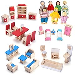 Dollhouse furniture wooden for sale  Delivered anywhere in USA 