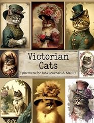 Victorian cat ephemera for sale  Delivered anywhere in Ireland