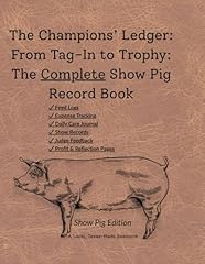 Champions ledger showpig for sale  Delivered anywhere in USA 