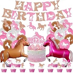 Horse birthday decorations for sale  Delivered anywhere in UK