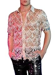 Wdirara men sequin for sale  Delivered anywhere in USA 