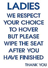 Toilet sign hovering for sale  Delivered anywhere in UK