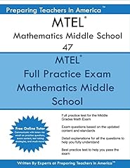 Mtel mathematics middle for sale  Delivered anywhere in USA 