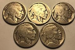 1938 Various Mint Marks No date Buffalo Nickel Indian, used for sale  Delivered anywhere in USA 