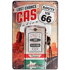 Nostalgic-Art Plaque Vintage Route 66 – Gas Station d'occasion  Livré partout en France