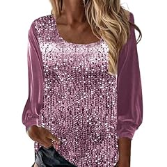 Qixiu sequin tops for sale  Delivered anywhere in UK