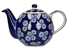 London Pottery JY18LT04 Out of the Blue Globe Teapot for sale  Delivered anywhere in UK