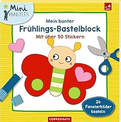 Bunter frühlings bastelblock gebraucht kaufen  Wird an jeden Ort in Deutschland