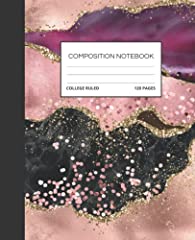 Composition Notebook: Wide College Ruled Paper Notebook | 120 pages Journal | Blank Wide College Ruled | Geode Crystal Theme for sale  Delivered anywhere in Canada