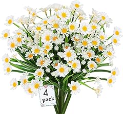 4pcs artificial daisy for sale  Delivered anywhere in UK
