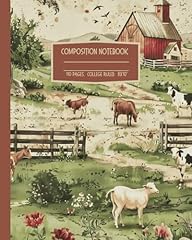 Farm composition notebook for sale  Delivered anywhere in USA 