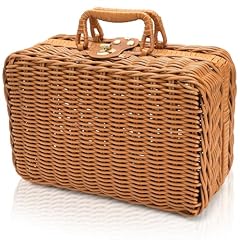 Covzoe wicker suitcase for sale  Delivered anywhere in USA 