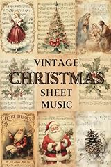 Vintage christmas sheet for sale  Delivered anywhere in UK