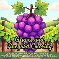 Grapes vineyard coloring for sale  Delivered anywhere in UK