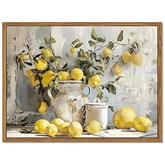 Framed lemon kitchen for sale  Delivered anywhere in USA 
