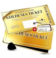 Goldene ticket personalisierba gebraucht kaufen  Wird an jeden Ort in Deutschland
