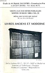 Catalogue ventes encheres d'occasion  Livré partout en France