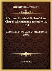 Sermon preached shaw for sale  Delivered anywhere in UK