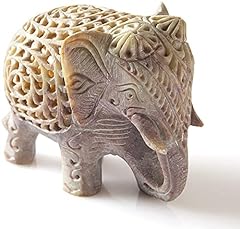 Carved soapstone elephant for sale  Delivered anywhere in UK
