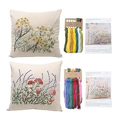 Set embroidery pillow for sale  Delivered anywhere in USA 