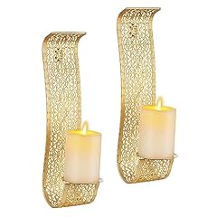 Gold wall candle for sale  Delivered anywhere in USA 