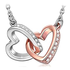 Used, ANGEL NINA Rose Gold Necklace Heart Necklaces for Women for sale  Delivered anywhere in USA 