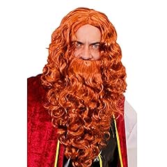 Ginger wig beard for sale  Delivered anywhere in UK