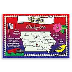 Iowa state map for sale  Delivered anywhere in USA 