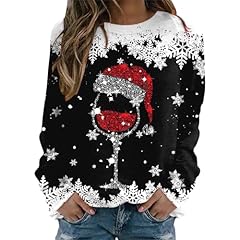 Women christmas sweatshirts for sale  Delivered anywhere in UK