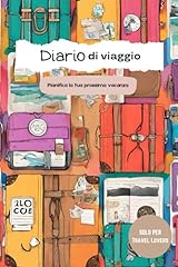 Diario viaggio pianifica usato  Spedito ovunque in Italia 
