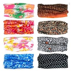 8pcs multifunctional headwear for sale  Delivered anywhere in Ireland