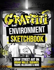 Graffiti environment sketchboo for sale  Delivered anywhere in USA 