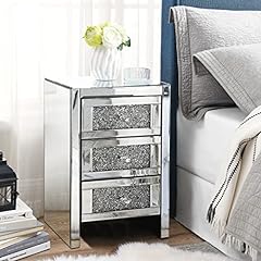 Alohappy mirrored nightstand for sale  Delivered anywhere in USA 