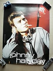 johnny hallyday affiche d'occasion  Livré partout en France