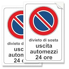 Pubblimania adesivi divieto usato  Spedito ovunque in Italia 