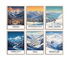 Engojhtq ski poster for sale  Delivered anywhere in USA 