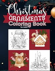 Christmas ornaments coloring for sale  Delivered anywhere in UK