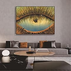 Abstract Eye Poster Surrealist Canvas Painting Lake, used for sale  Delivered anywhere in Canada