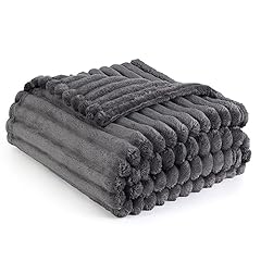 Bedsure grey fleece for sale  Delivered anywhere in USA 