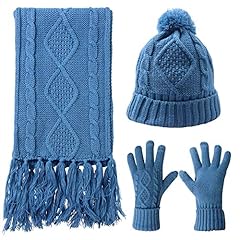 Hat gloves scarf for sale  Delivered anywhere in USA 