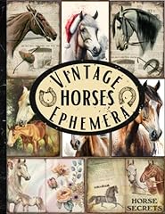 Vintage horses ephemera for sale  Delivered anywhere in UK