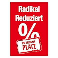 Plakat radikal reduziert gebraucht kaufen  Wird an jeden Ort in Deutschland