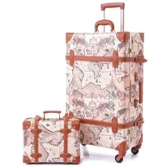 Urecity vintage luggage for sale  Delivered anywhere in USA 