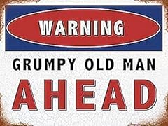 Warning grumpy old for sale  Delivered anywhere in UK