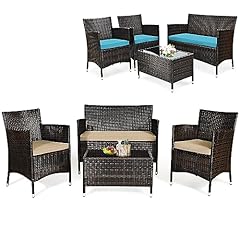 Tangkula piece rattan for sale  Delivered anywhere in USA 