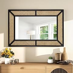 Thkshouz rattan mirror for sale  Delivered anywhere in USA 